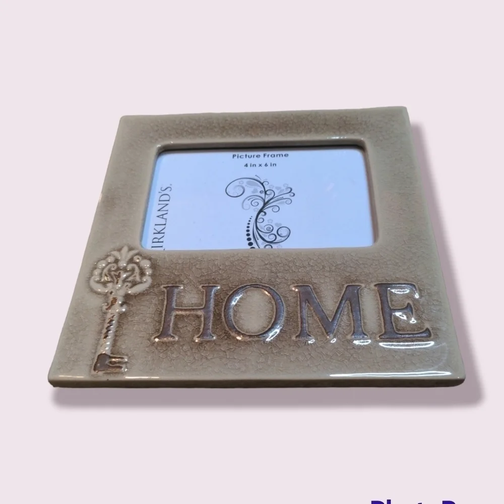 Kirklands Ceramic Picture Photo Frame 4 x 6